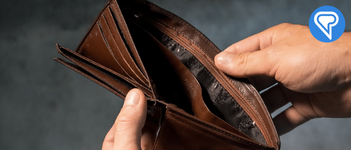 Empty wallet