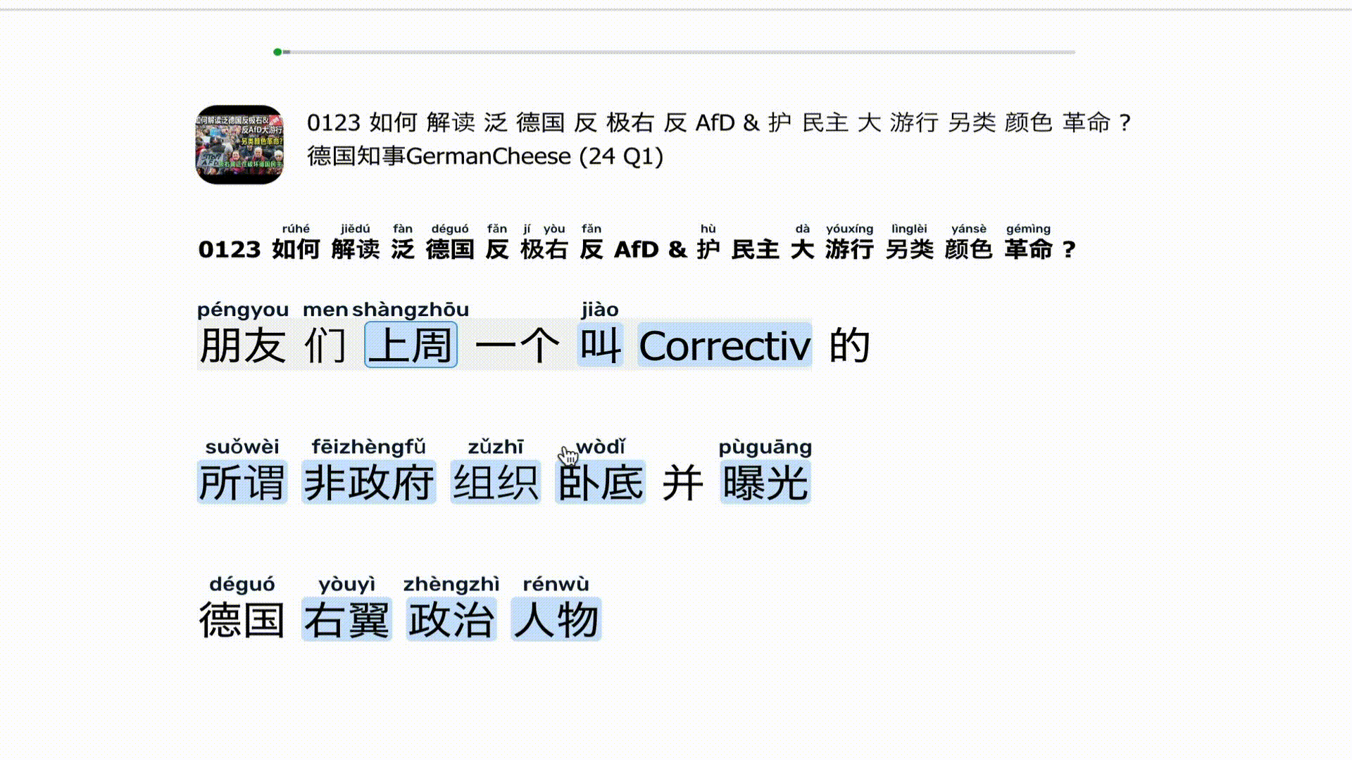 Levels of fluency: language learning on LingQ